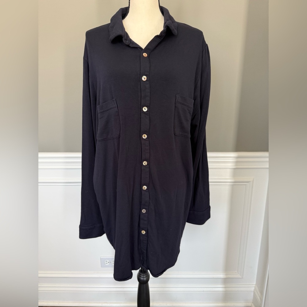 BLEUSALT Boyfriend Shirt